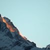 Le feu sur les Dents du Midi