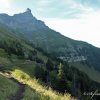 Chemin faisant sous la Dent de Morcles